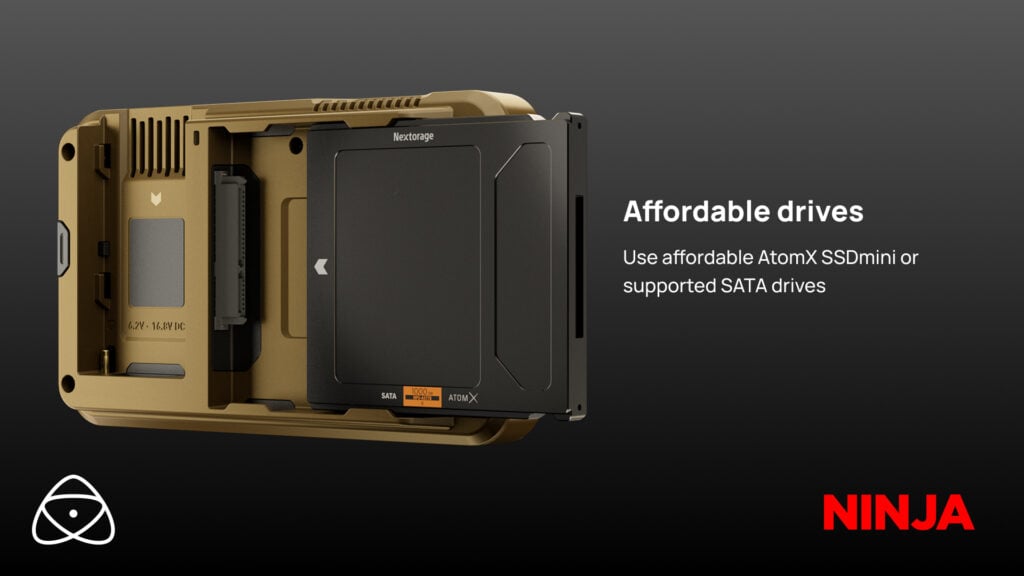 Atomos Ninja 5 monitor recorder ssd drives