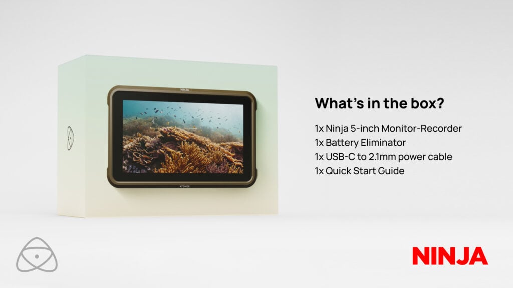 Atomos Ninja 5 monitor recorder whats in the box