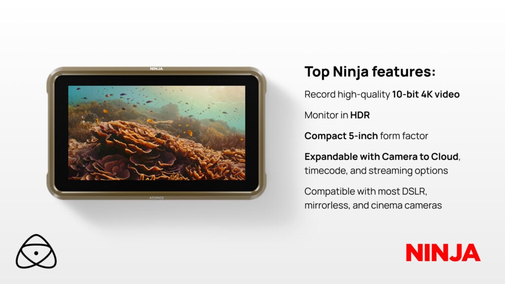 Atomos Ninja 5 monitor recorder features